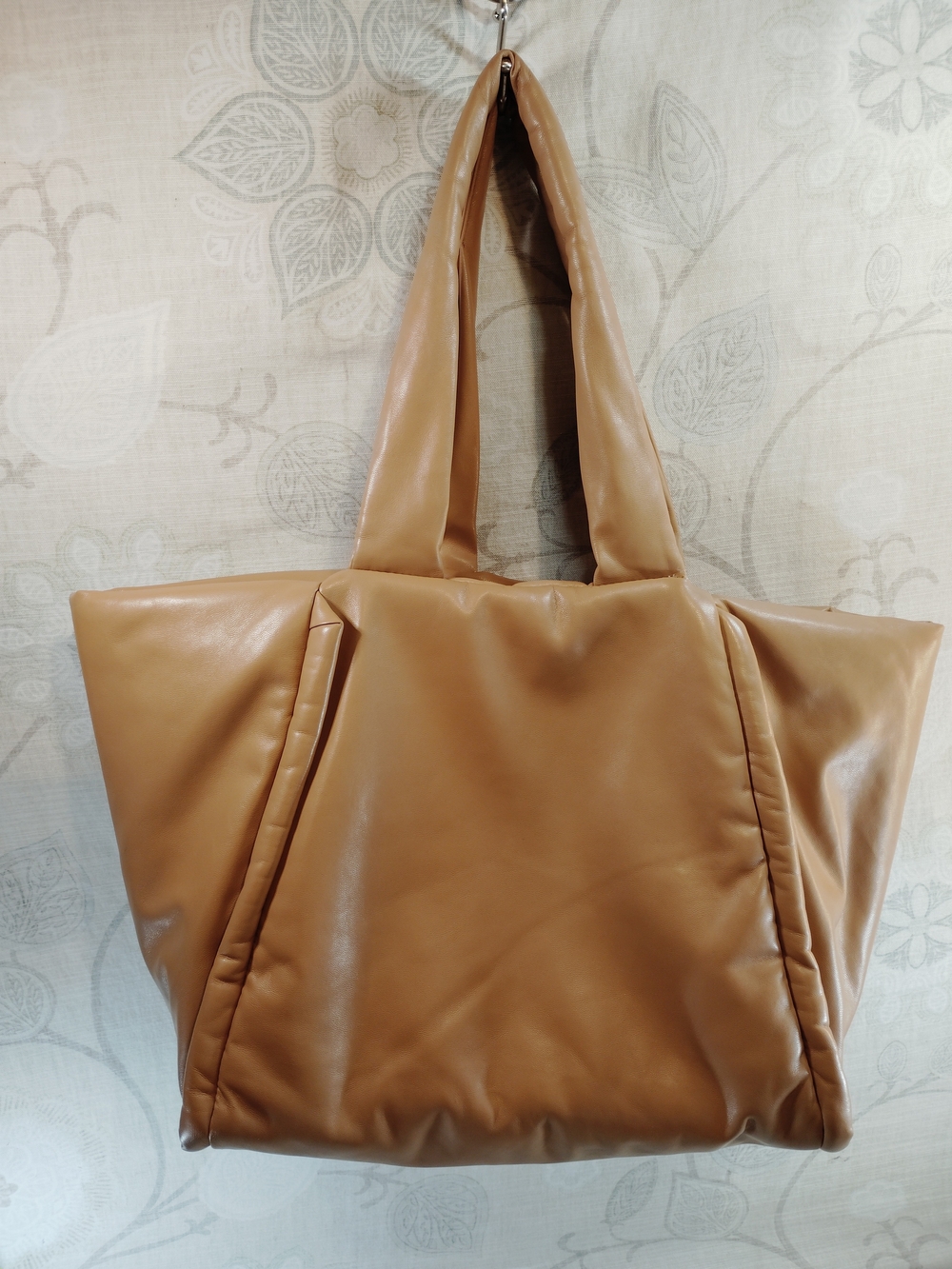 a new day Tan Padded Shoulder Tote Bag - Picture 4 of 9